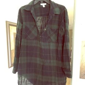 Maternity flannel